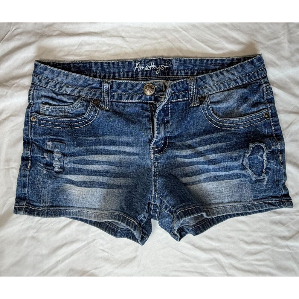 Y2K Low Rise Jean Shorts 6